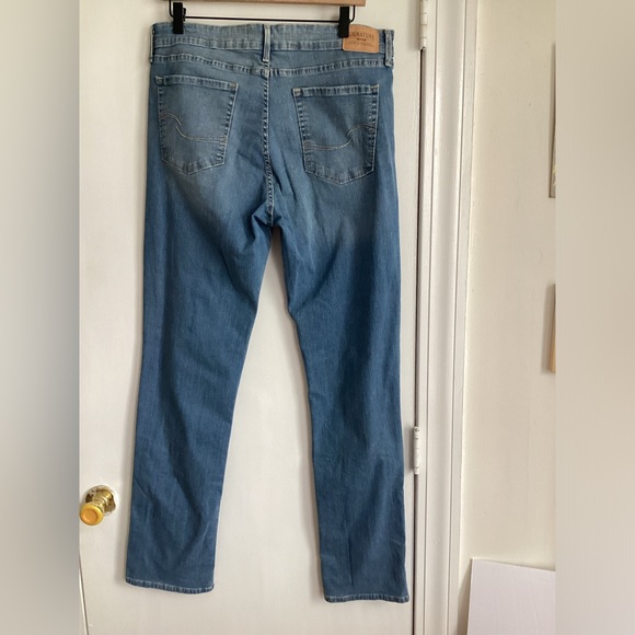 Levi's Strauss Signature Gold Womens Jeans 16L W33 L34 Totally Shaping Straight - Picture 5 of 7